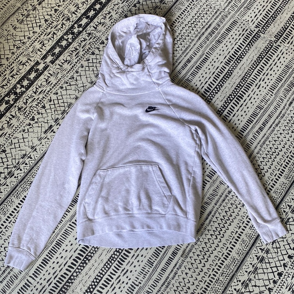White Nike hoodie